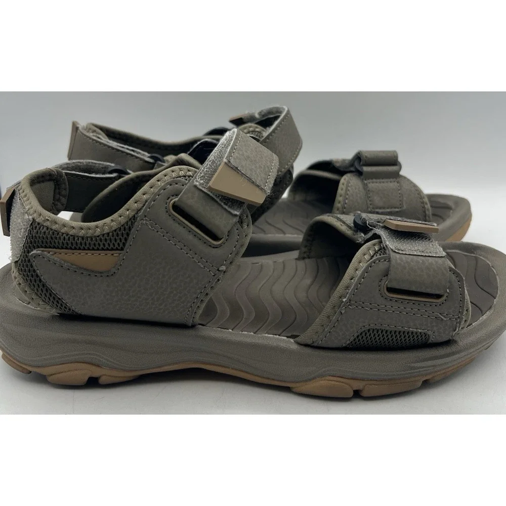 Eddie Bauer Sunset II Mens Size 9 Gray Adjustable Strap Outdoor Hiking Sandals